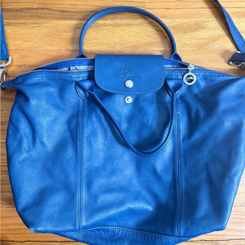Longchamp Le Pliage Leather Tote